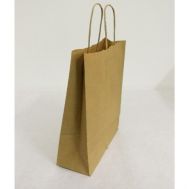 Чанта пл.д Крафт кафяв 200/80/250 с канапени дръжки (25 бр.)