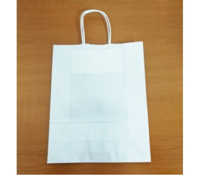 Чанта пл.д крафт бял 200/80/250 без печат (25 бр.)
